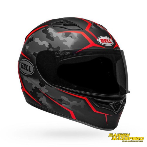 Nón BELL QUALIFIER STEALTH CAMO MATTE BLACK/RED Nón BELL QUALIFIER STEALTH CAMO MATTE BLACK/RED
